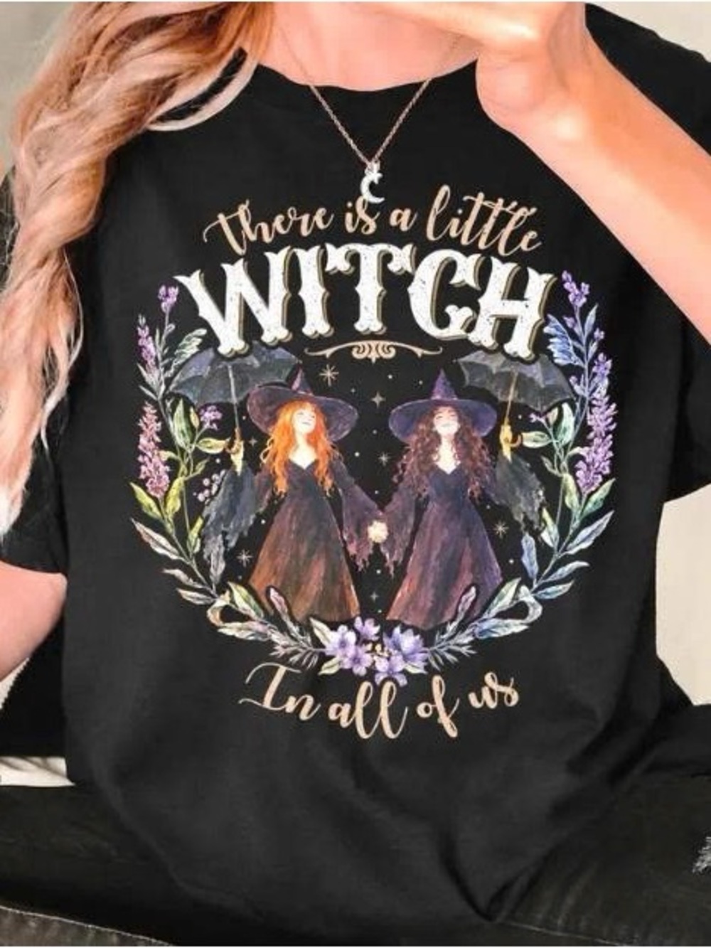 Black 'There Is A Little Witch' Graphic Tee - Women Bath & Body